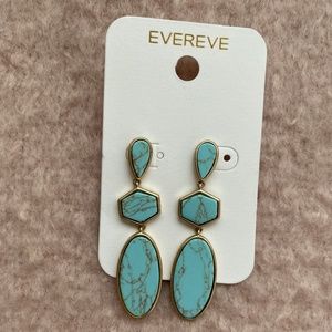 Evereve -Turquoise Earrings Brand New!